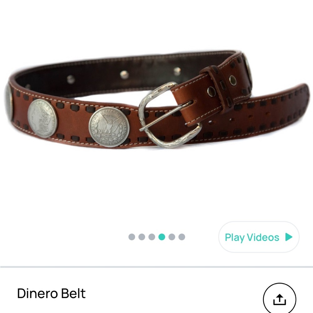 Rodeo Quincy Dinero Belt NWT  sz L